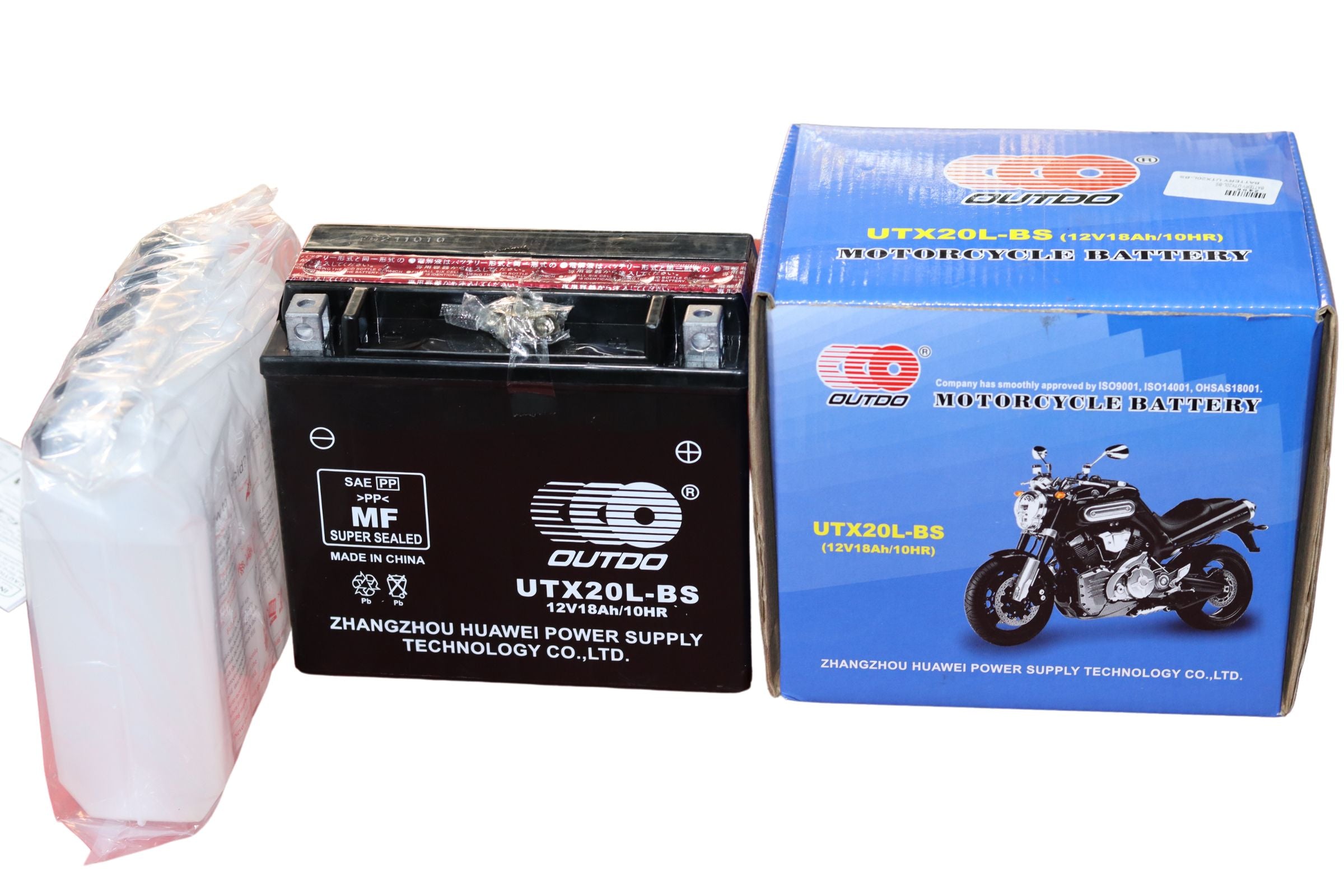 BATTERY UTX20L BS 12V18AH 10HR