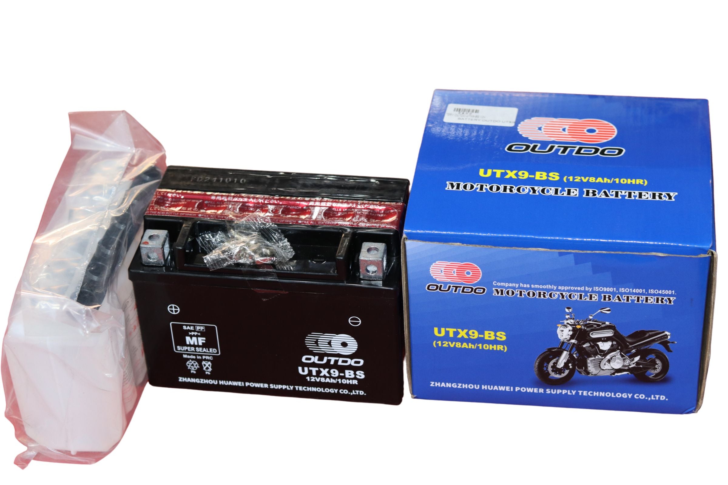 BATTERY UTX9 BS 12V8AH 10HR