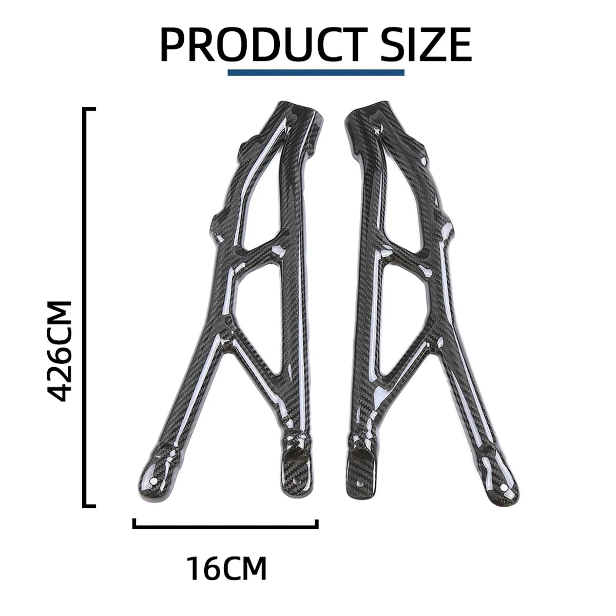 Premium Pure Carbon Fiber Motorcycle Frame Covers Kit BMW S1000RR M1000RR