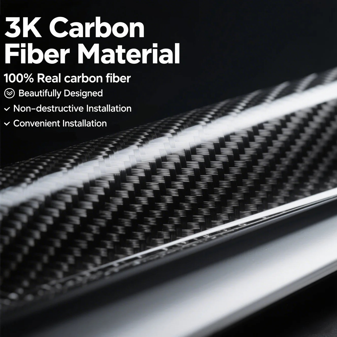 BMW S1000RR 3K Dry Carbon Fiber Rear Fender Mudguard Hugger 2009-2018