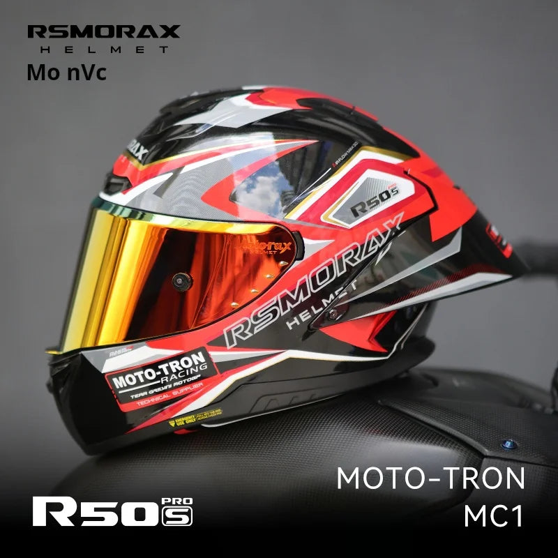 Rsmorax R50s Pro RSMORAX R50S PRO “Blooms” Full-Face Motorcycle Helmet – Unisex Racing ...