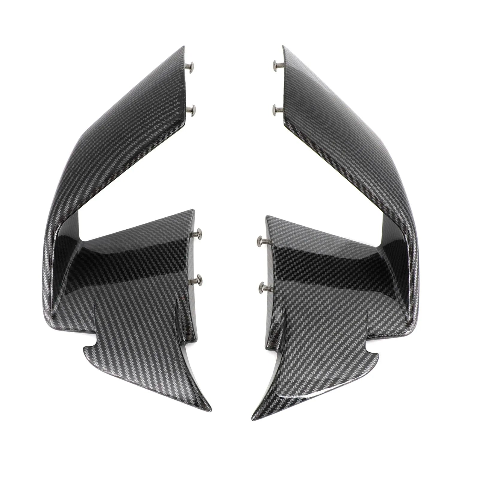 Premium Carbon Look Front Spoiler Winglets for BMW S1000RR (2019-2022)