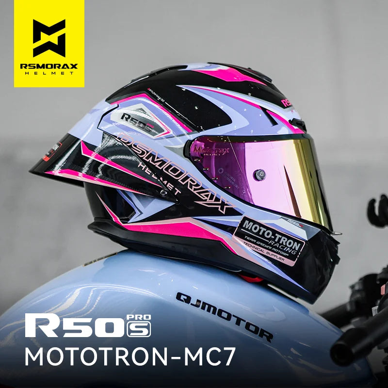 Rsmorax R50s Pro RSMORAX R50S PRO “Blooms” Full-Face Motorcycle Helmet – Unisex Racing ...
