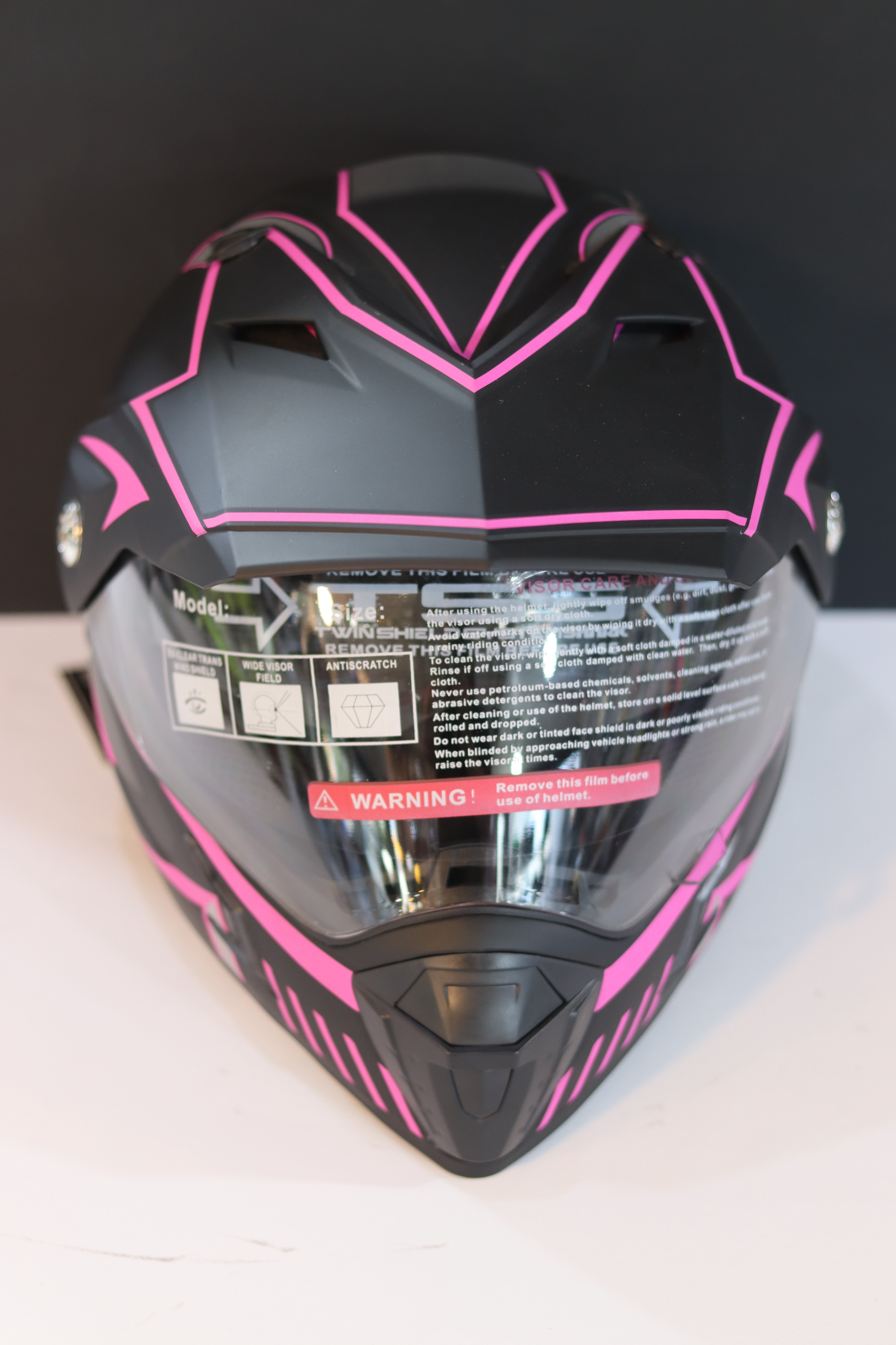 CASK CROSS PINK BLACK-كاسك كروس زهر و أسود