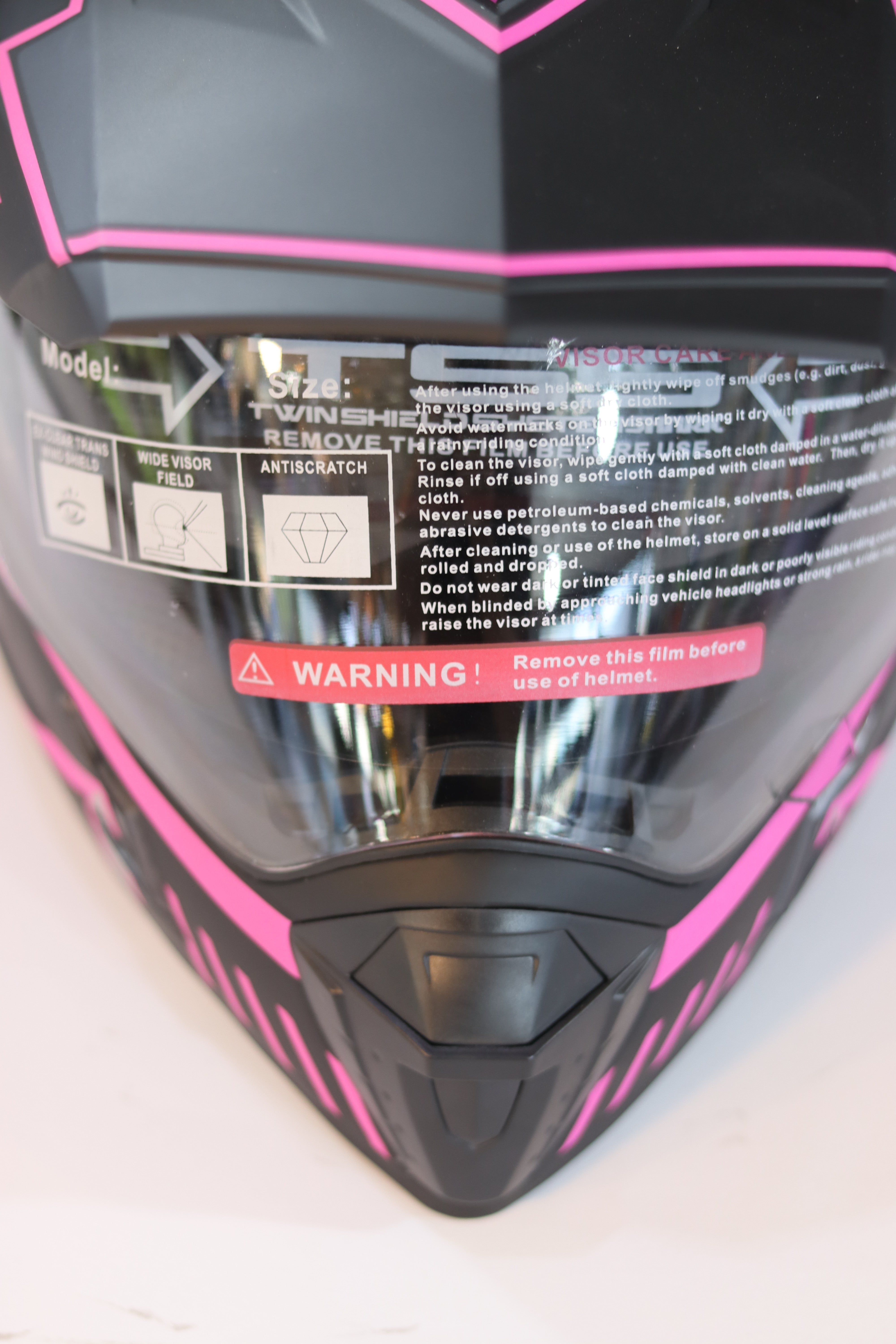 CASK CROSS PINK BLACK-كاسك كروس زهر و أسود