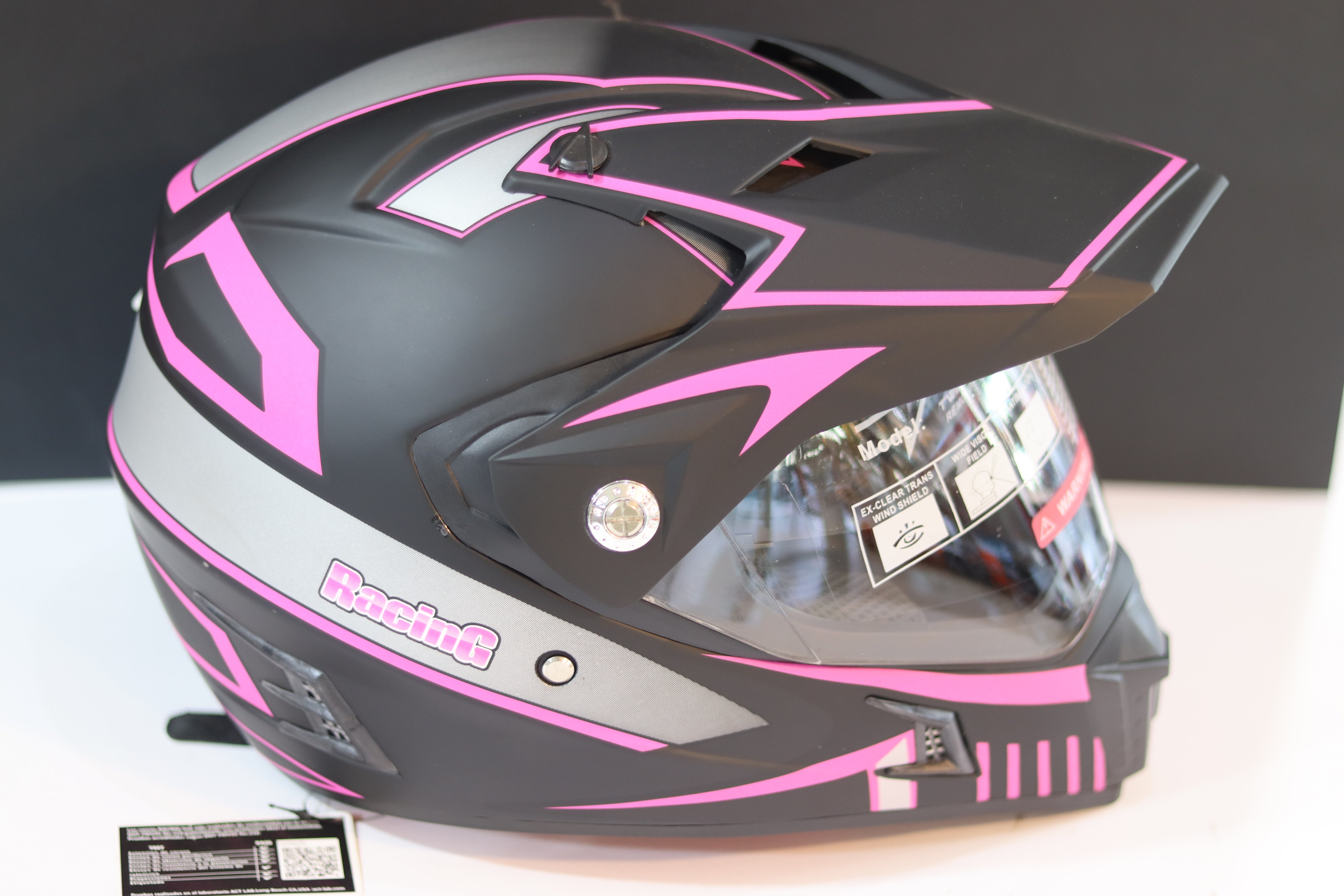 CASK CROSS PINK BLACK-كاسك كروس زهر و أسود