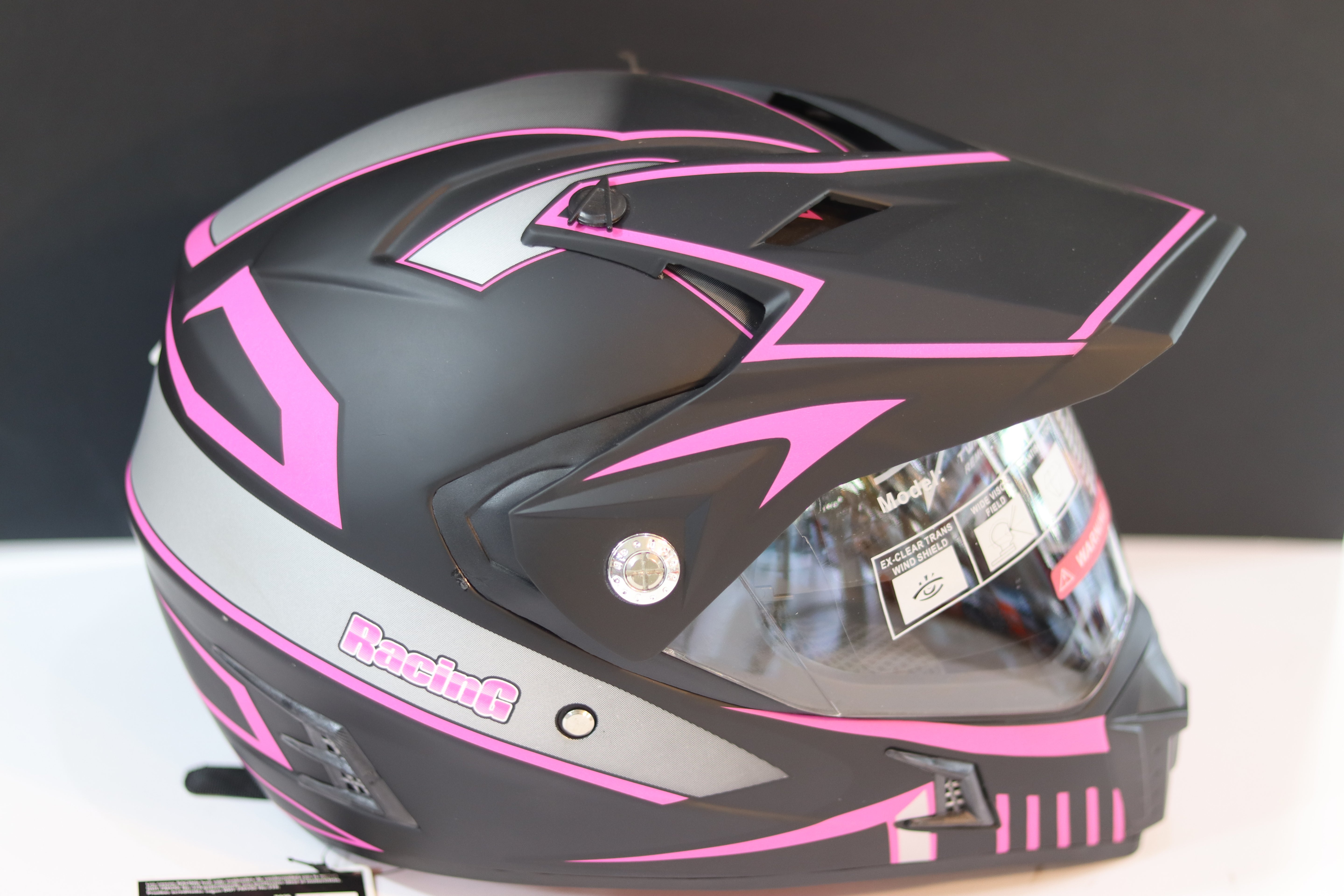 CASK CROSS PINK BLACK-كاسك كروس زهر و أسود
