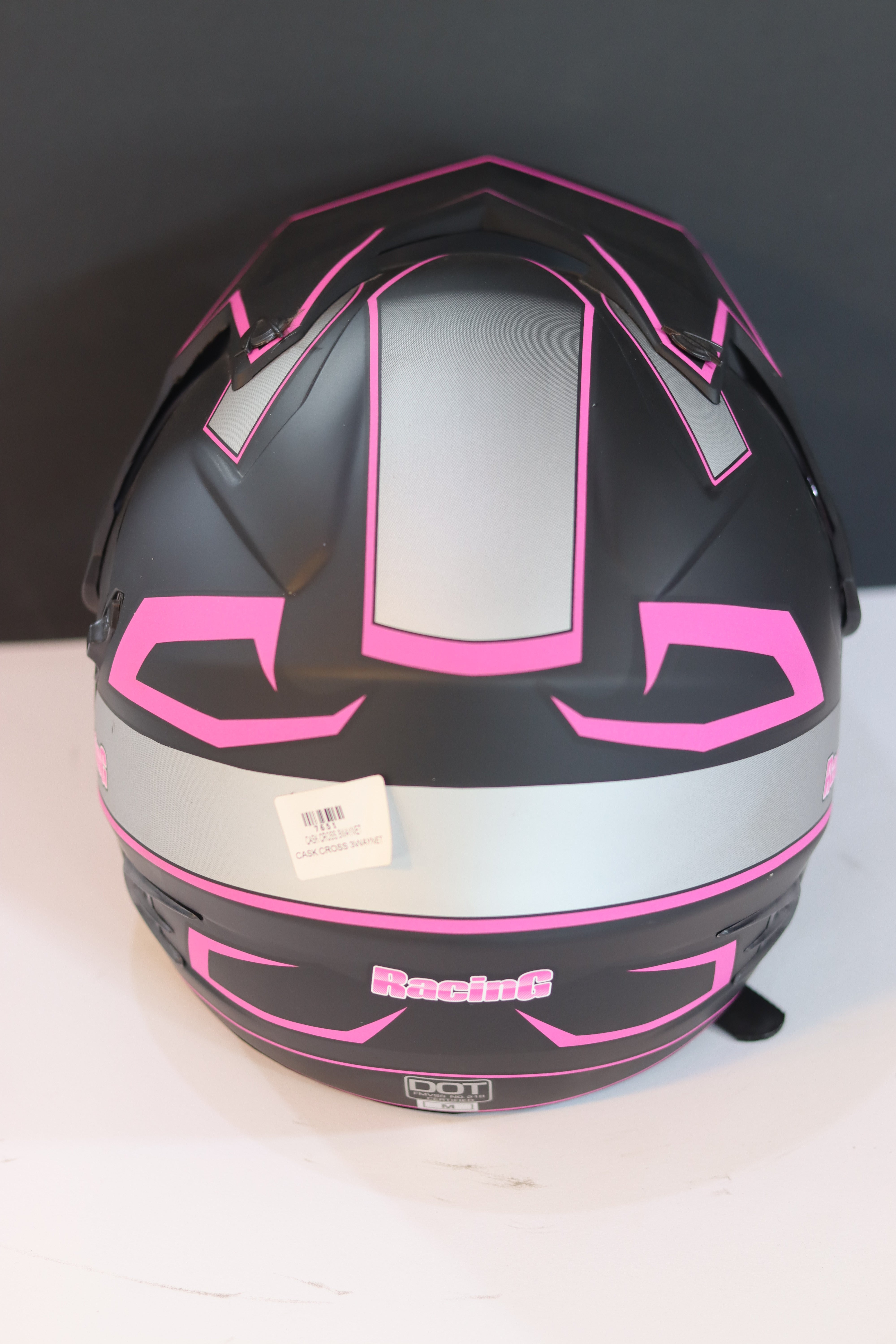 CASK CROSS PINK BLACK-كاسك كروس زهر و أسود