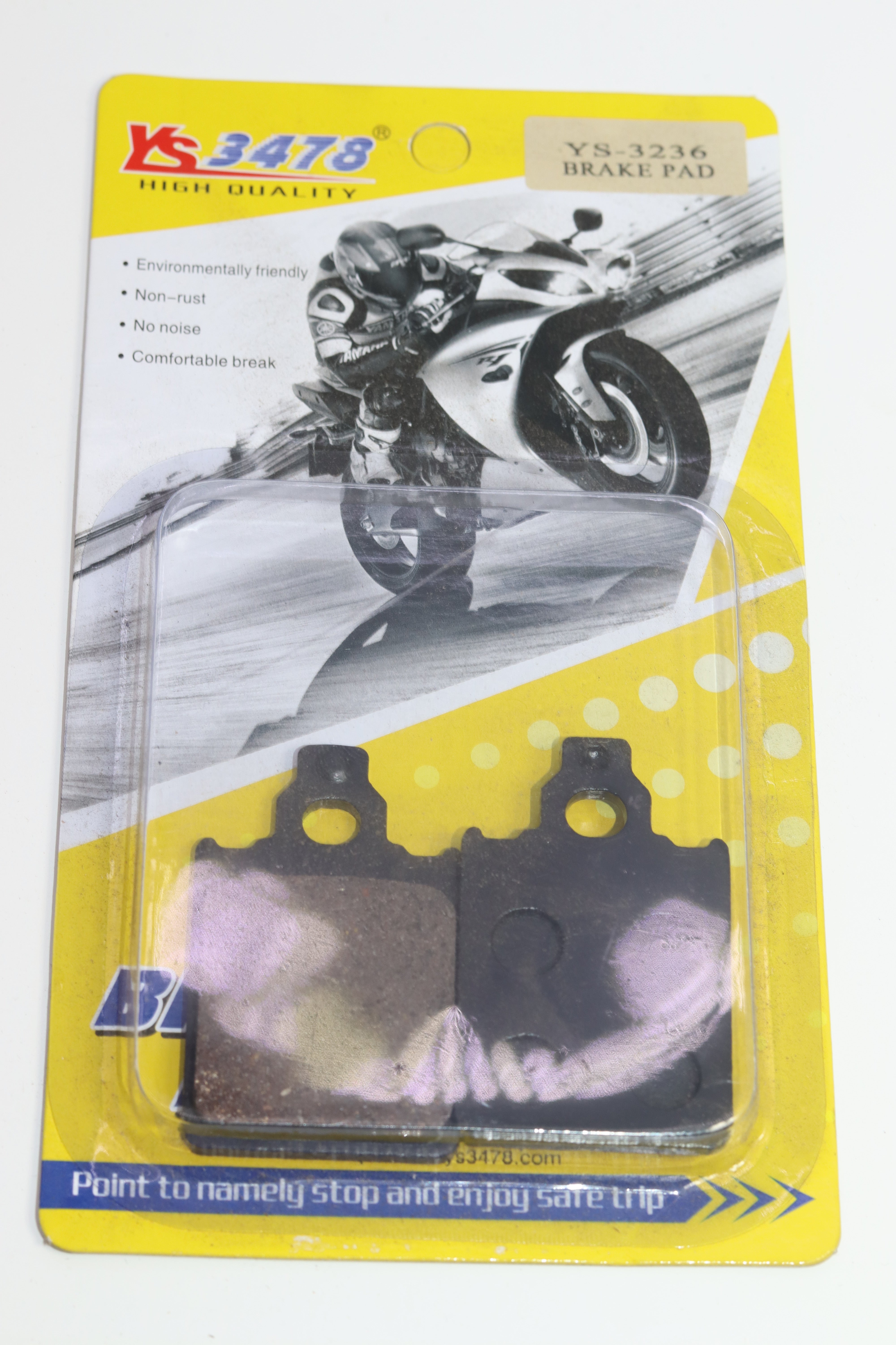COLIER YS 3478-YS- 3236 BRAKE PAD-كوليه Y S ٣٤٧٨- مكابح ٣٢٣٦