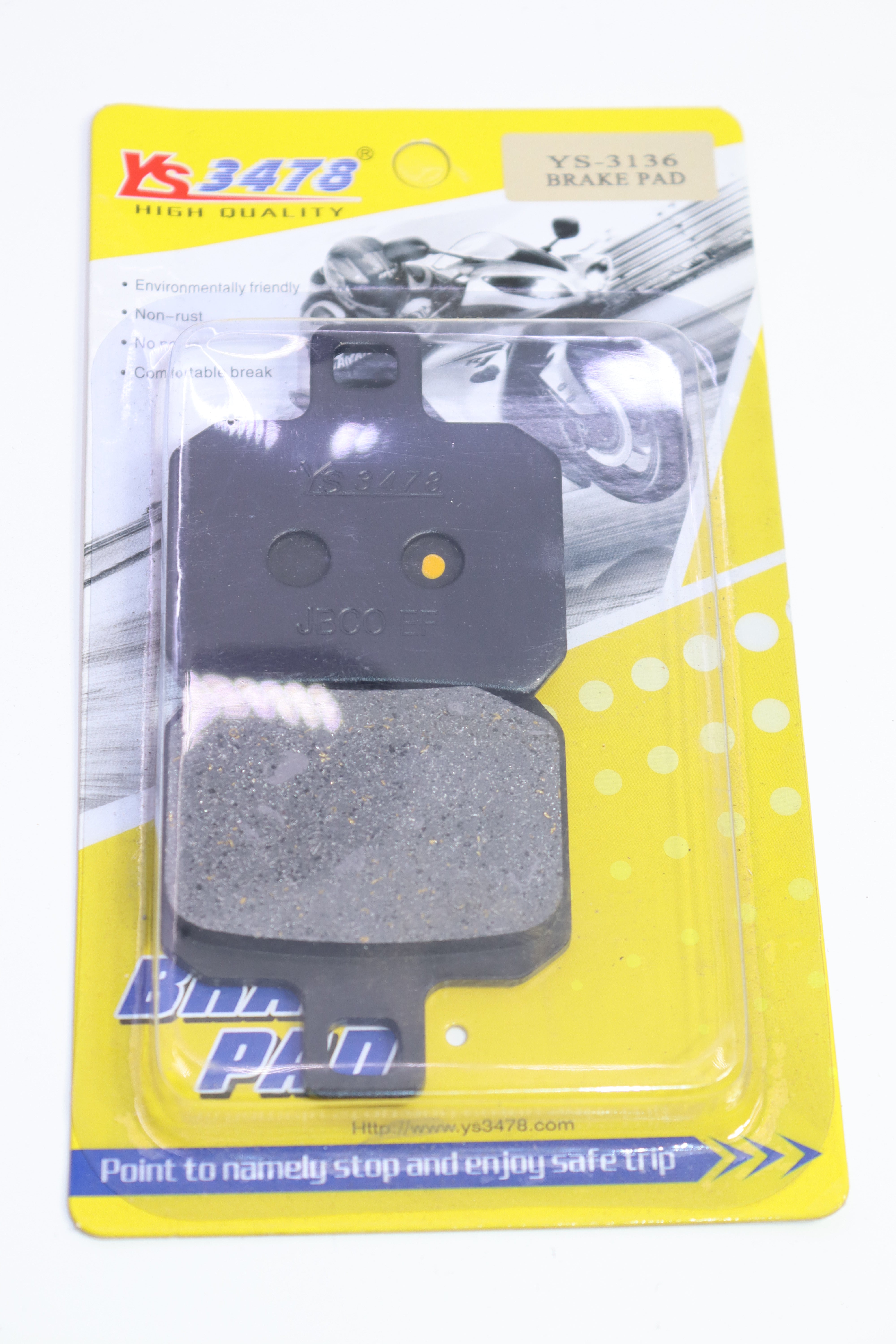 COLIER YS-3478- YS- 3136 BRAKE PAD-كوليه Y S ٣٤٧٨- مكابح ٣١٣٦
