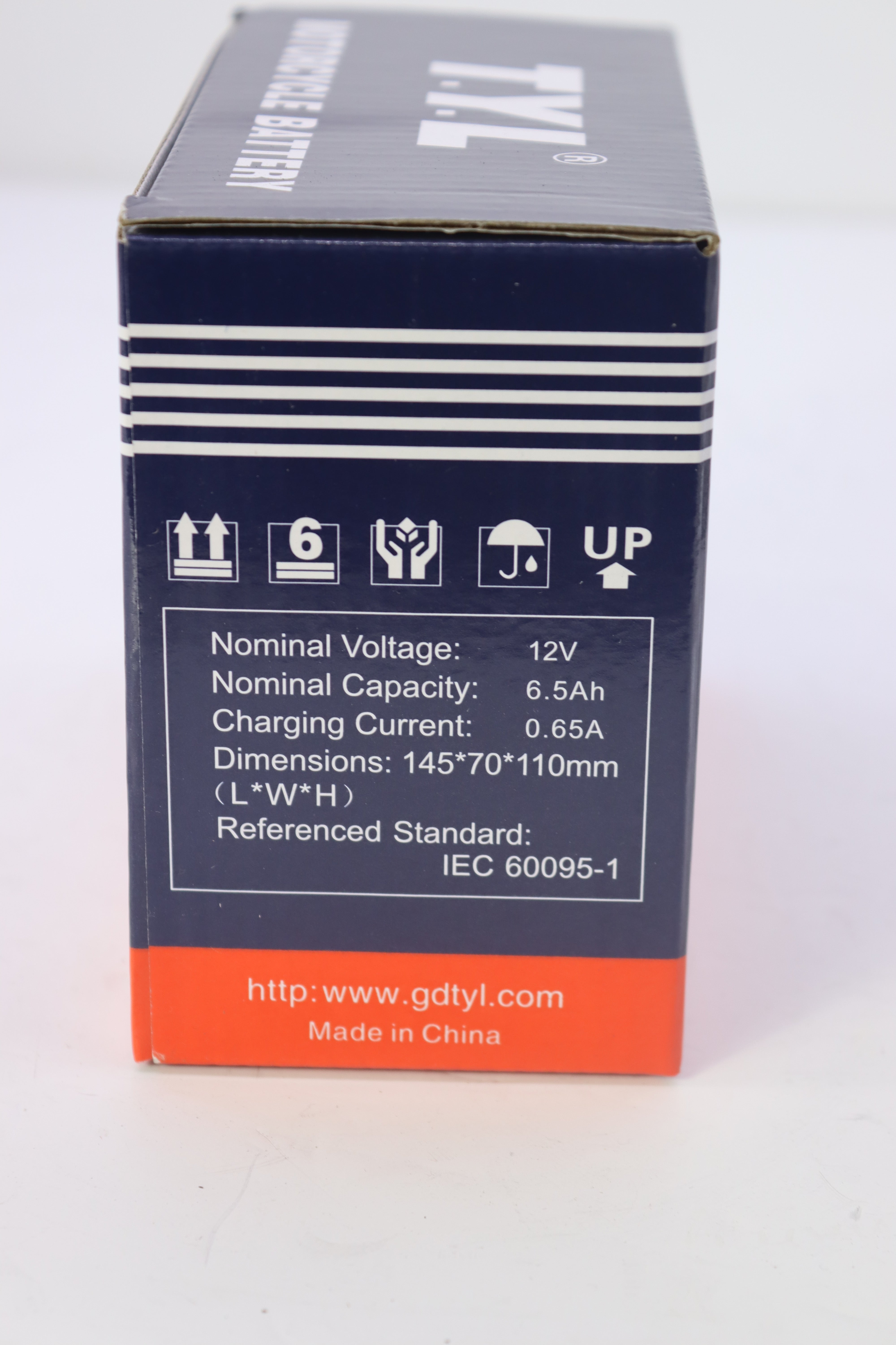 BATTERY TYL 12N 6.5-BS -بطارية ١٢ ن ٦٫٥ -بس