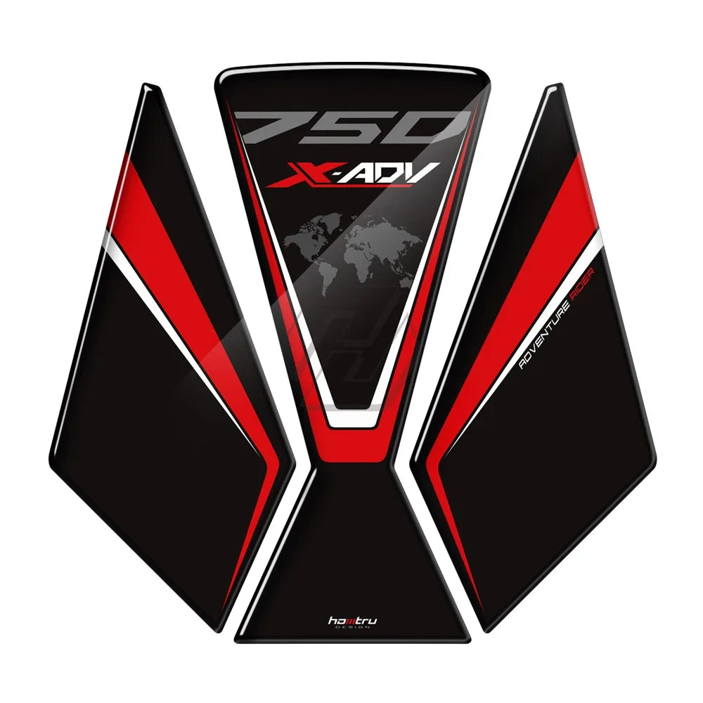 Honda X-ADV 750 3D Resin Tank Pad Decal - Superior Scratch Protection