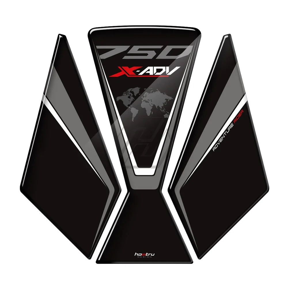 Honda X-ADV 750 3D Resin Tank Pad Decal - Superior Scratch Protection
