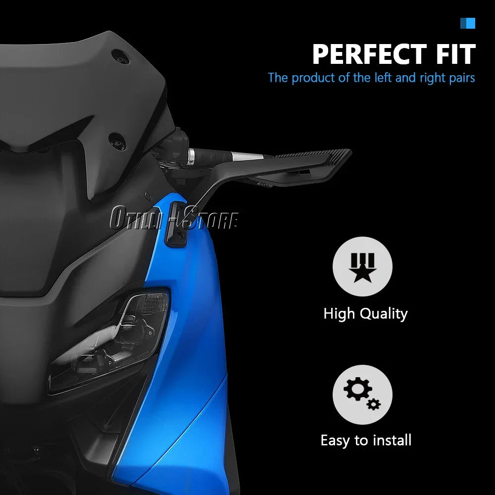 Yamaha T-MAX 560 / T-MAX 560 Tech Max (2022–2024) Stealth Max Adjustable Wing Mirrors Kit