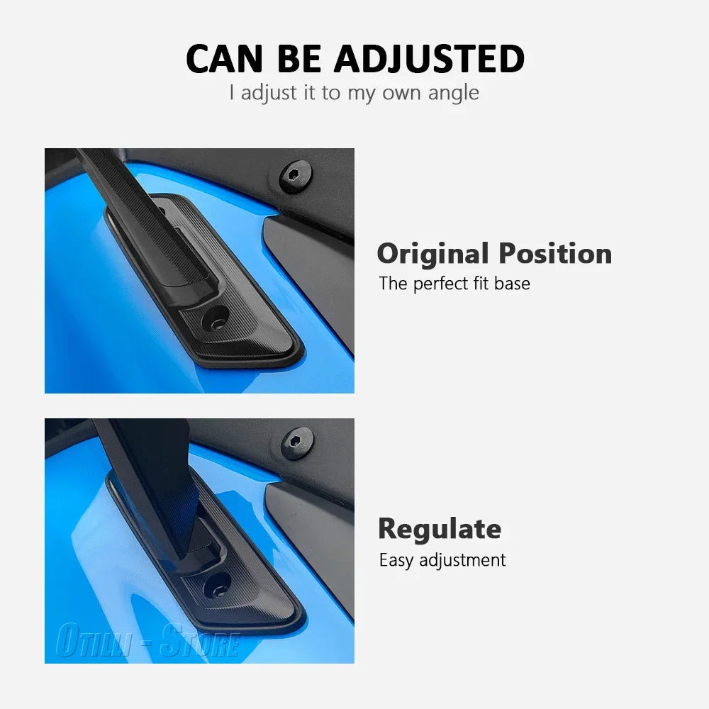 Yamaha T-MAX 560 / T-MAX 560 Tech Max (2022–2024) Stealth Max Adjustable Wing Mirrors Kit