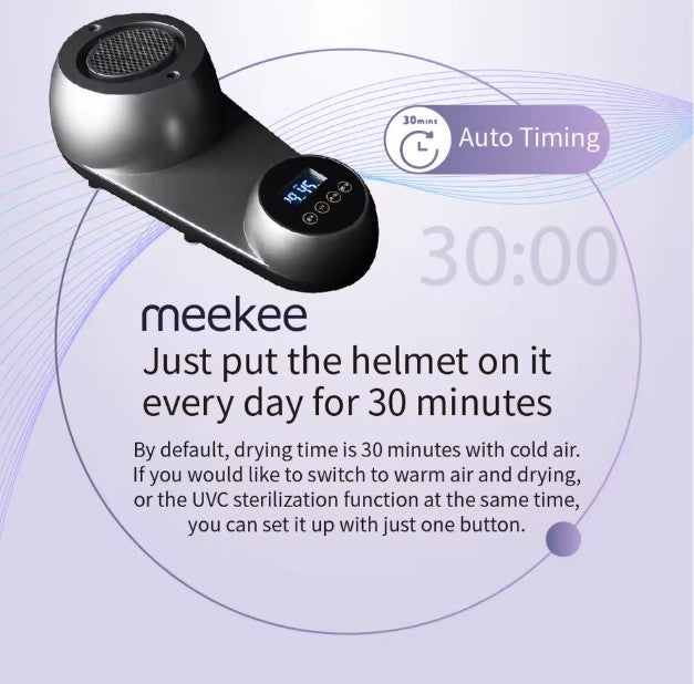 Premium Motorcycle Helmet Dryer & UV Sterilizer – Fast Drying + Odor Removal + Smart LCD Control